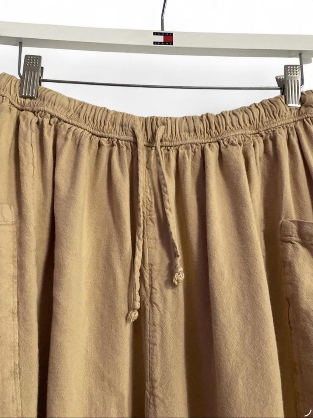 Free People Quinn Pants in Oat Bran Taupe Small - Picture 7 of 10